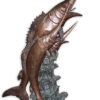 Bronze Jumping Swordfish Statue