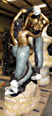 Bronze Mermaid Fountain - AF 70030BG