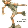 Bronze Kid Rollerblade Statue