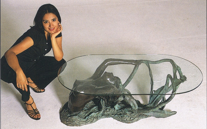 Bronze Mermaid Table - ASB 720