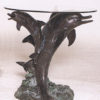 Bronze Fish End Table