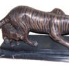 Bronze Tiger Table Top Statue