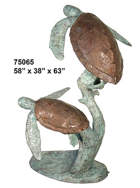 Bronze Turtle Statues - AF 75065-S