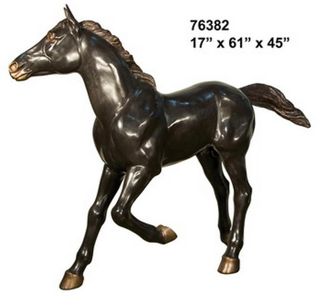 Bronze Colt Horse Statue - AF 76382