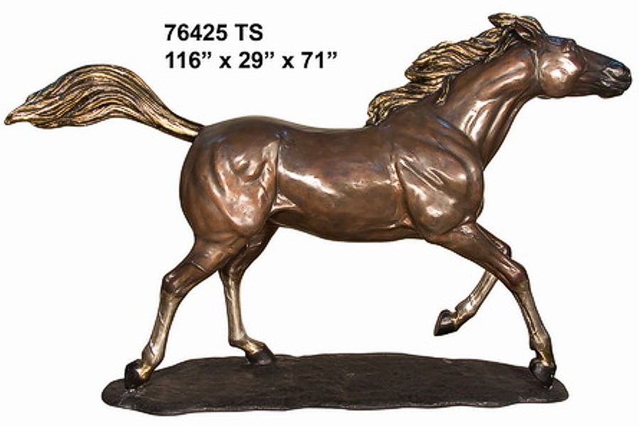 *** Bronze Horse Statue *** (2021 Price) - AF 76425 TS