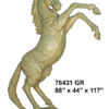 Bronze Life Size Rearing Horse Statue