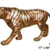 Bronze Growling Tiger Statue