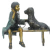 Boy Veterinarian Bronze Statue