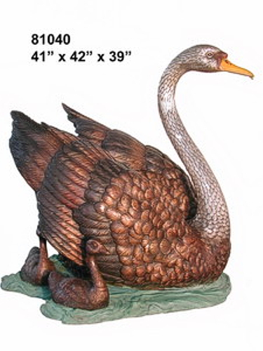 Bronze Swan Fountain (2021 Price) - AF 81040