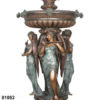 Bronze Lady Shell Fountain