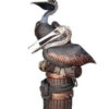 Bronze Pelican Statues