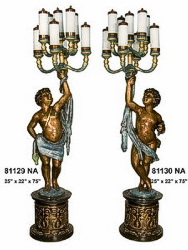 Bronze Decorative Torchiere Lighting - AF 81129-30NA