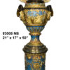 Large Bronze Detailed Decorative Urn with Lid (color choice)