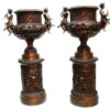 Bronze Horse Urns