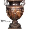 Bronze Beautifully Detailed Decorative Urn