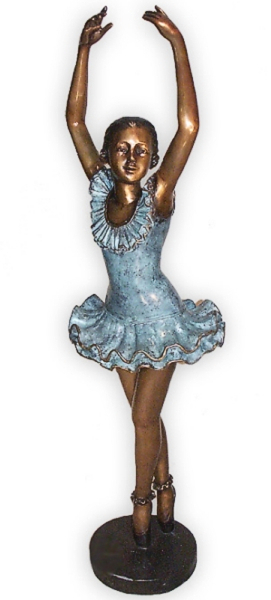 Bronze Ballerina Statue - AF 89090