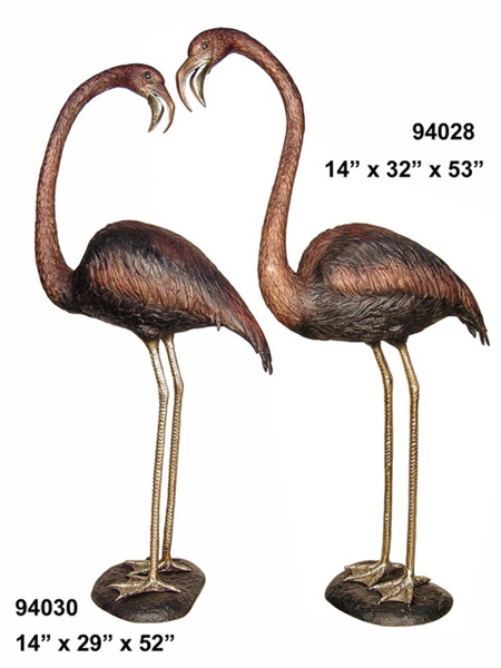Bronze Flamingo Fountain (2021 Price) - AF 94028-30
