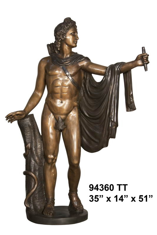 Bronze Philosopher Statue