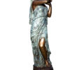 Bronze Lady Urn Statue