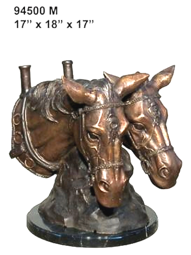 Bronze Horse Themed Table