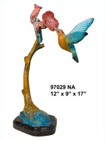 Bronze Hummingbird Statue - AF 97029NA