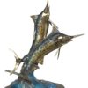 Bronze Leaping Swordfish Statue