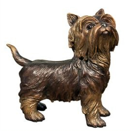 Bronze Silky Terrier Statue - AF 98010