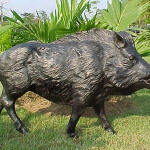 Bronze Wild Boar Statues
