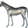 Bronze Arab on Horse Statue