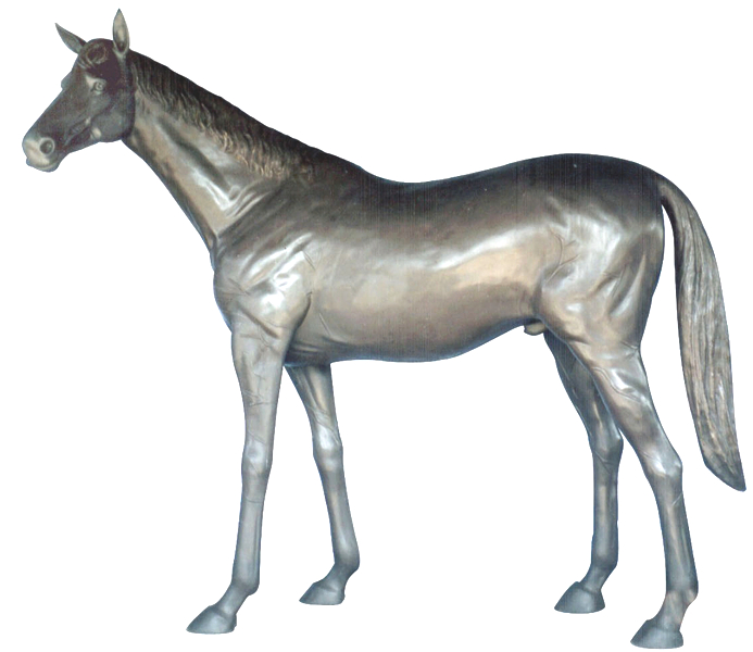 Bronze Stallion Horse Statue