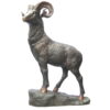 Bronze Life-Size Ram Mascot Statue
