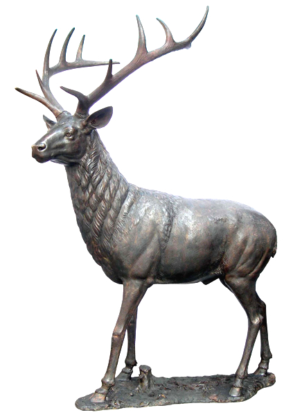 Bronze Deer Buck Statue - DD A-205