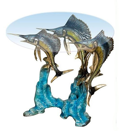 Bronze Swordfish End Table (2021 Price) - AF 94222NA