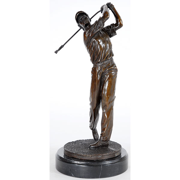 Bronze -The Golfers Pike Statues - AF SM-159