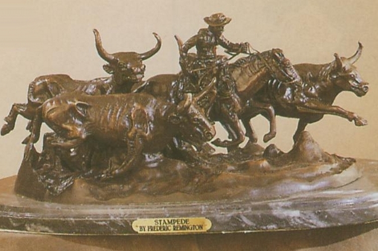 Remington Stampede Statue (Prices Here) - ASB 015