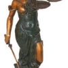 Bronze Blind Justice Statue