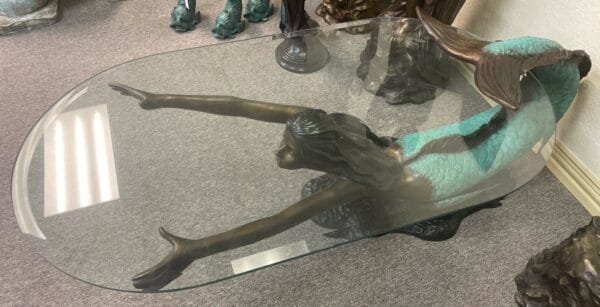 Bronze Mermaid Statue