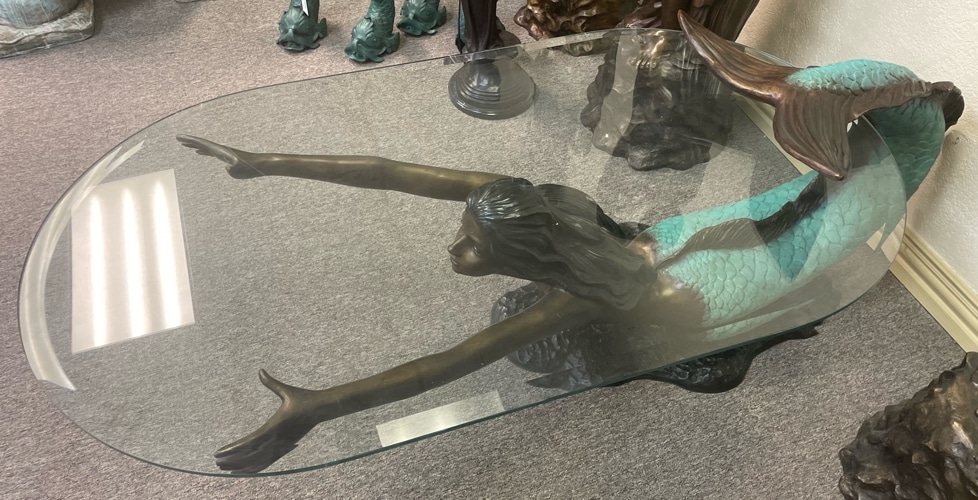 Bronze Mermaid Statue - ASI TF4-76A
