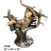 Bronze Monkey Tree Table