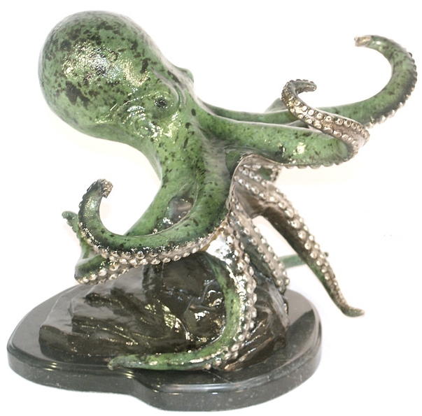 Bronze Octopus Statues - AF 94120
