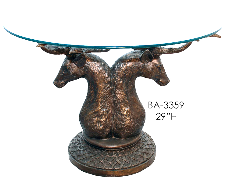 Bronze Deer Dining Room Table - ASI BA-3359