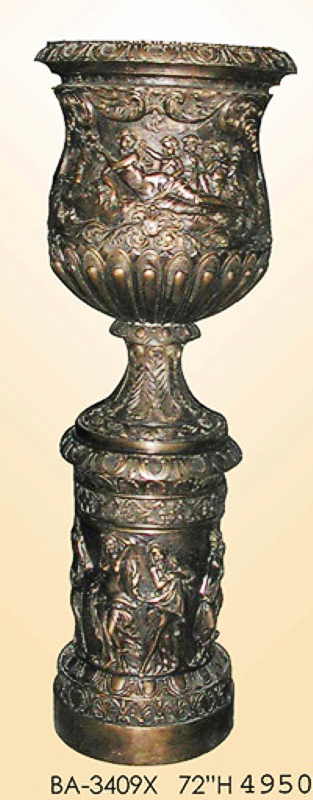 Bronze Planter Urn (choice of color) - ASI BA-3409X