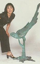 Bronze Parrot Statues - ASB 636-1