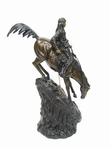 Bronze Remington Mountain Man Statue - DK 1785