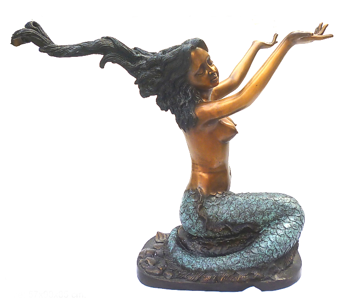 Bronze Mermaid Statue - DK 1197