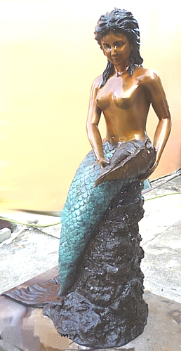 Bronze Mermaid Statue - DK 1561-S