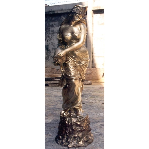 Bronze Lady Vase Fountain - DK 1643