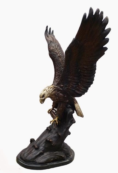 Bronze Eagle on Attack Statue or Fountain (2021 Price) - DK 2236