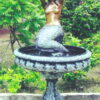 Bronze Mermaid Bowl Fountain