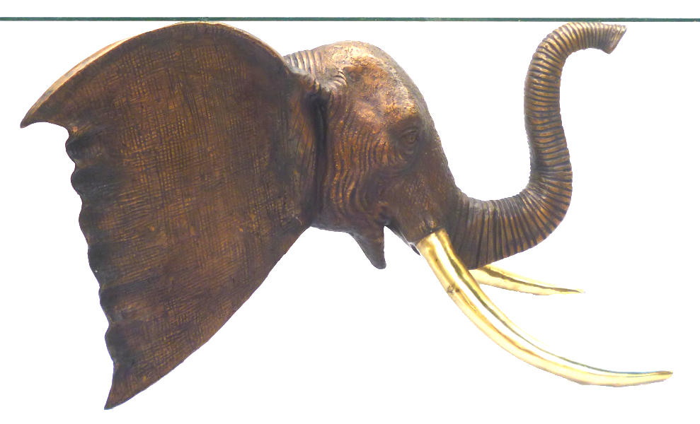 Bronze Elephant Table - DK 2384